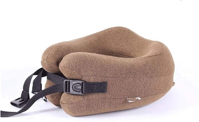 Neck Pillow Sleep Kit - 100% Memory Foam Travel Pillow, Compact Carry Bag, U-Shaped Airplane Car Flight Pillow, Breathable and Comfortable 360-Degree Head Support