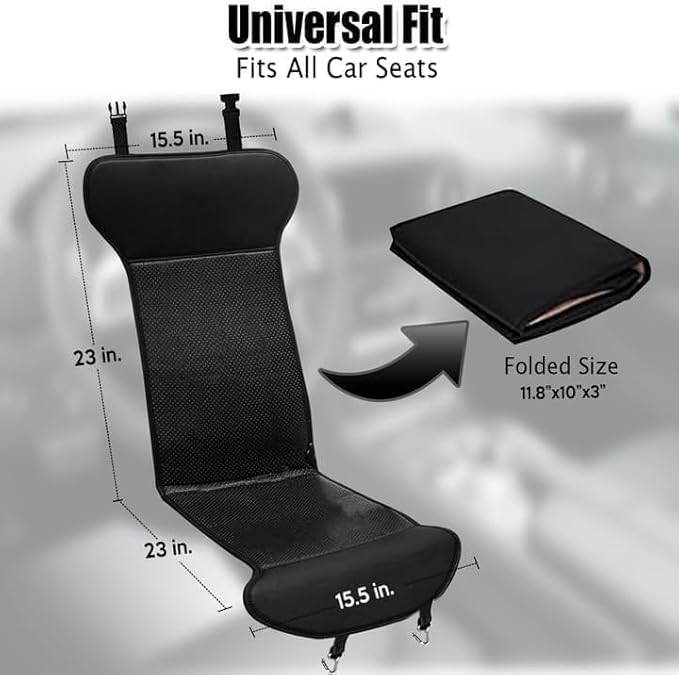 Seat Cushion for Chair, Car, Office, or Home Use (2 Pack)