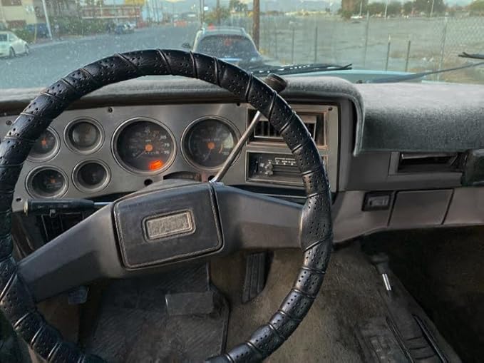 Dash Cover Dashboard Cover Mat Fit for 1981-1991 Chevrolet Chevy C/K/R/V Series Blazer,GMC C/K/R/V Series Jimmy (Dark Gray)