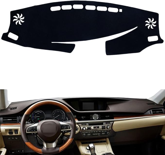 Flannel Dashboard Dash Cover Nonslip Car Dash Board Mat Compatible with Lexus ES ES350 ES300h XV60 2013-2018