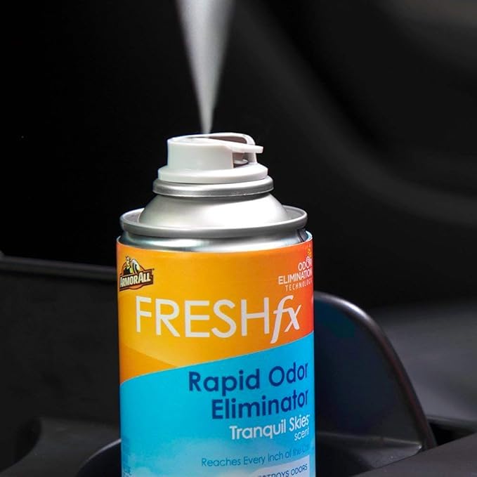 Armor All Fresh FX Smoke X Car Odor Eliminator Spray, Car Air Freshener Spray (New Car)