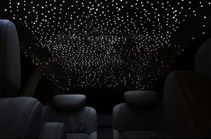 AKEPO Fiber Optic Light End Glow Cable 50pcs Ф0.03in(0.75mm) 9.8ft/3m PMMA Plastic Cable for LED Star Ceiling Sky Light Kit and Fiber Optical Lighting Decoration (Without Light Source)