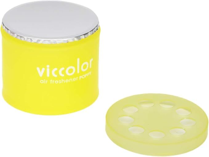 VicColor Gel Based Japanese Under-The-Car Air Refresher/Odor Eliminator Can (Lemon Squash Scent)