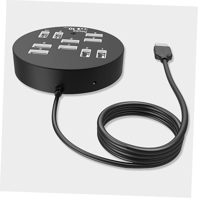 Artibetter Port USB Hub USB Port Expander Adapter for Laptop Accessories Compatible with Keyboard Mouse External Hard Drives Easy Connection for Gaming and Data Transfer