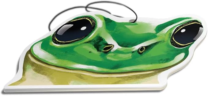 WIRESTER Hanging Air Freshener for Car, Home, Bathroom, Office, Decorative Charm Ornaments, Green Frog
