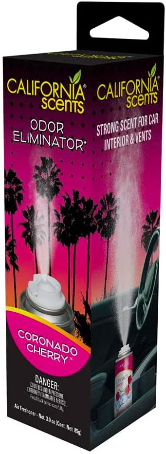 California Scents Car Fogger and Odor Eliminator (6 Packs, Coronado Cherry)