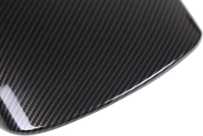 Car Center Console Pad for Chevrolet Corvette C7 2014-2019 Car Armrest Cover Leather Cushion Waterproof Car Armrest Seat Box Protector Accessories (ABS-Carbon Fiber)