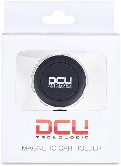 DCU TECNOLOGIC | Magnetic Phone Holder | Magnetic Car Mount | Black