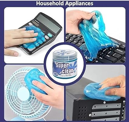 Universal Car Cleaning Gel, Reusable Detailing Car Crevice Cleaner, Auto Car Air Vent Interior Detail Remover Gel | Putty Cleaning Keyboard, PC, Camera Cleaner