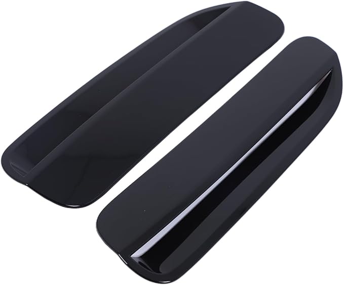 Car Engine Hood Air Outlet Vent Cover Trim Compatible with Pontiac G8 08-09/Holden Commodore 06-12 Car Front Engine Hood Vent Air Flow Intake Body Moulding Protection Cover decoration (Piano Black)