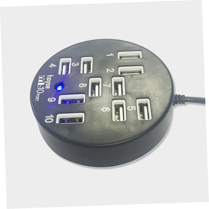 USB Hub Ports Expander High-Speed USB Data Dock Station Efficient Multi-Port for Laptops and Desktops