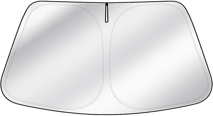for 2015-2026 Ford F150 - Upgraded F-150 Sunshade for 240T 4-Layer UV Blocking Front Windshield Sun Shade, Collapsible Heat Shield with Storage Bag, Custom Fit for Ford F150 Car Accessories
