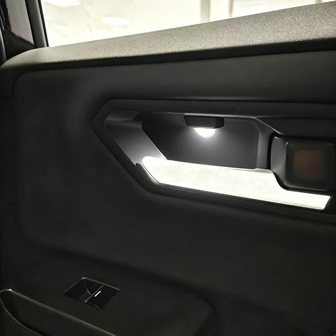 L2R for Toyota RAV4 XA60 (2026) Door Handle Bowl Ambient Lighting LED Neon Light Kit Car Interior Decorative Accessories 1 Set (White Lighted)
