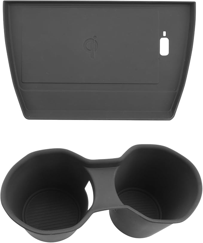 LUWU for 2025 2026 Subaru Forester Accessories Compatible with 2025 2026 Forester Wireless Charging Anti-Slip Mat - Center Console Cup Holder 2-Pack