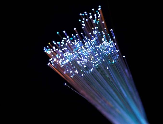 AKEPO Fiber Optic Light End Glow Cable 50pcs Ф0.03in(0.75mm) 9.8ft/3m PMMA Plastic Cable for LED Star Ceiling Sky Light Kit and Fiber Optical Lighting Decoration (Without Light Source)