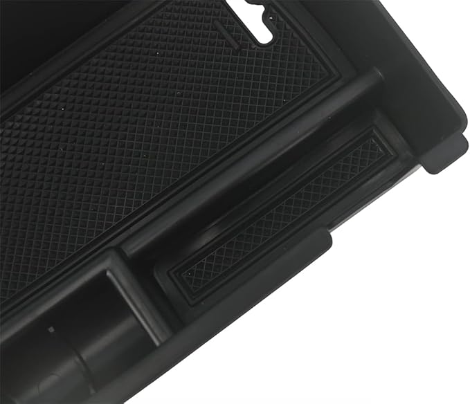 YOCTM Center Console Tray Armrest Secondary Glove Storage Box Compatible with Jeep Compass 2022 2023 2024 2025 Black Interior Accessories Center Console Organizer (Armrest Box)