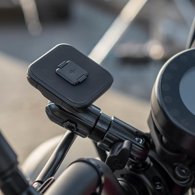 Peak Design Mobile Ball Mount Adapter, Locking, Qi2 Charging, SlimLink Mounting Technology, Push Button Release, Works with 20mm Ball-and-Socket Phone Mount for Car, Truck, Motorcycle, Boat and More
