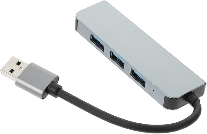 USB Hub Splitter USB Expander for Laptop Compact Design with Fast Data Transfer up to Compatible with Keyboards Mice and More