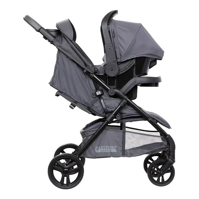 Baby Trend Passport® Cargo Stroller Travel System with EZ-Lift™ Plus Infant Car Seat, Grey Bamboo