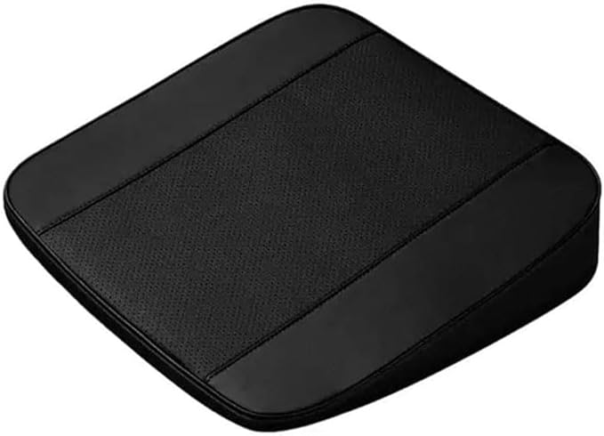 Memory Foam Car Seat Cushion for BMW X5 G05 2018-2023, Wedge Booster Lumbar Support Pad for Drivers Office with Non-Slip Base,Black-6cm