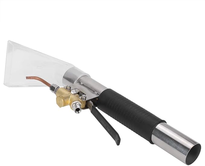 Joyzan Stainless Steel Hand Wand with Clear Head, Extractor Auto Detailing Tool Upholstery Carpet Furniture Cleaning Cleaner Spray Portable Vacuum Attachment Viewing Window Home Bedroom Machine Car