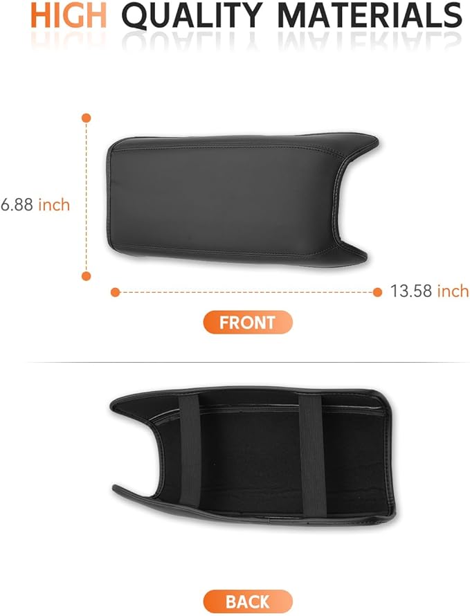 CDEFG for 2025 2026 Mitsubishi Outlander Center Console Cover Armrest Box Cover for Outlander Accessories Console Arm Rest Protector - FIT Fuel-Powered Model Thin