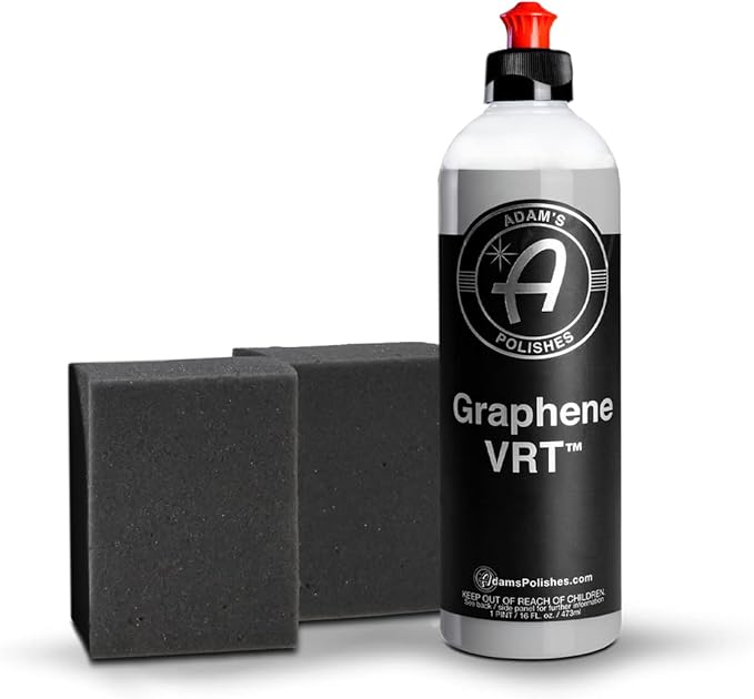 Adam's Polishes Graphene VRT 16oz Vinyl, Rubber, Tire & Trim Dressing - Durable UV Protection and Water Repellent - Graphene Ceramic Infused Formula - Dress Tires or Trim Without Worry of Slinging