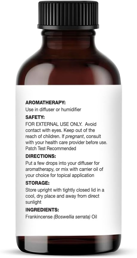Majestic Pure Essential Oil with Glass Dropper - 100% Pure and Natural - Essential Oils for Diffuser, Aromatherapy, Soap and Candle Making, Frankincense Essential Oil, Frankincense Oil, 1 Fl Oz