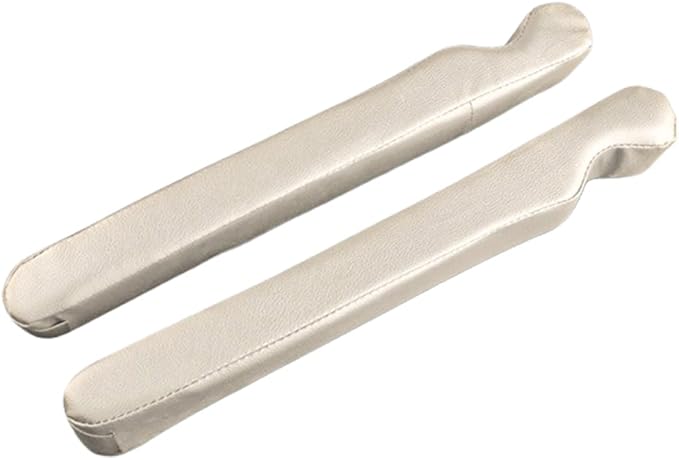2PCS Car Seat Gap Filler, Microfibre Leather Vehicle Gap Stopper to Fill Between Seat & Console Organizer, Automotive Interior Accessories, Universal for SUV Sedan Truck (Beige)