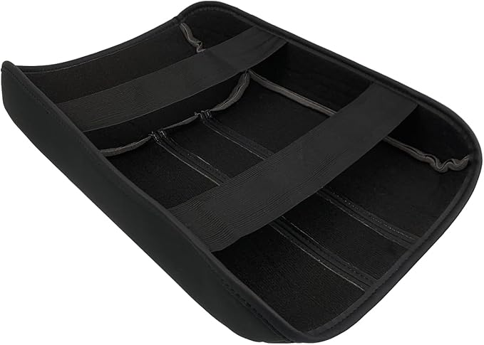 Center Console Cover Armrest Leather Covers for Honda Pilot 2023 2024 2025(Black) 2024 Ridgeline/Passport Armrest Pad Lid Cushion Console Protector Vegan Leather Extra Soft