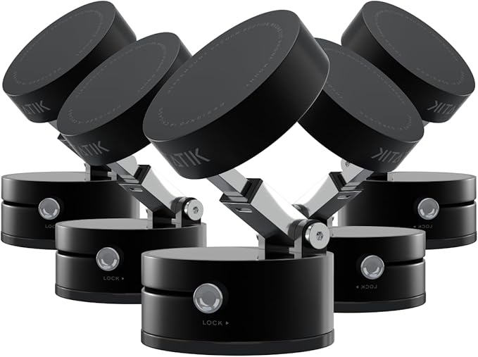 Statik HyperMount (Gen 2) Phone Mount, Magnetic Phone Holder, Car Mount for Phone Works on Smooth & Lightly Textured Surfaces, iPhone, Samsung, and Android Compatible, 5 Pack