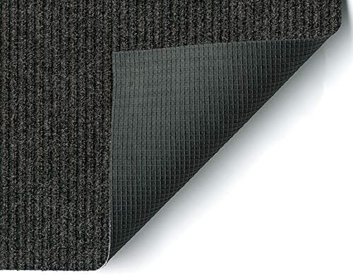 KOECKRITZ Heavy Duty Durable All Weather Indoor/Outdoor Non Slip Entrance Mat Rugs and Runners for Office Business Building Home Garage Front Door (6' x 11', Charcoal)