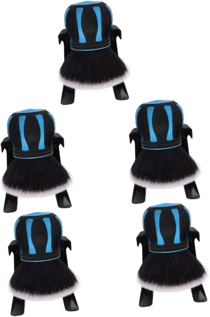 GLEAVI 5pcs Vent Brush for Car Soft Bristle Cleaner Stand for Interior Detailing Multi-Functional Car Outlet Brush for Easy Cleaning of Dust and Debris
