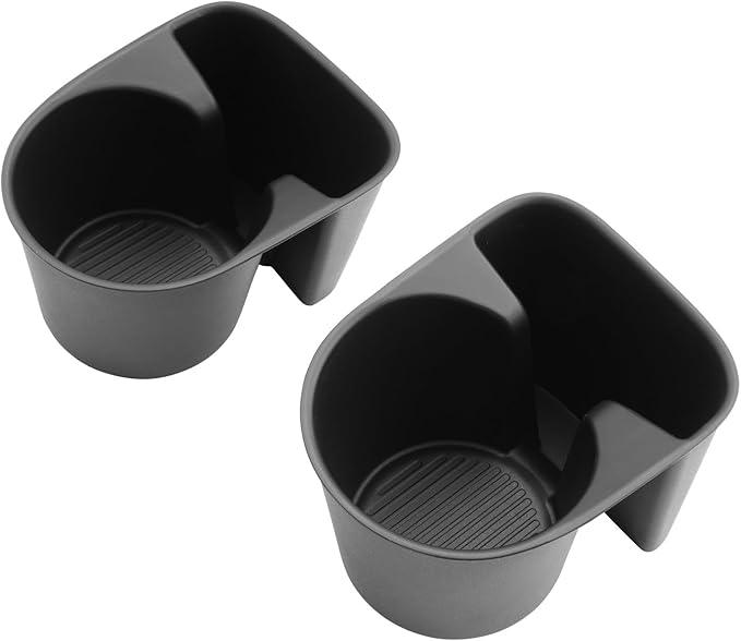 LUWU 2026 Palisade Accessories Rear Row Car Door Side Cup Holder Compatible with 2026 Palisade (SE/SEL/XRT PRO/Limited/Calligraphy) Interior Accessories TPE Material Cup Holder Insert 2-Pack