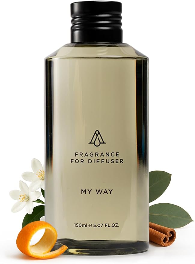 AromaPlan Hotel Scents My Way 5 Fl Oz (148ml), Home Luxury Aroma & Hotel Fragrance Diffuser Oil- Hotel Diffuser Oil for Aromatherapy- USA Made, Bigger Bottle, Bolder Aroma & Longer Lasting