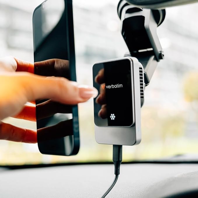 Verbatim Charge 'n’ Drive Magnetic Wireless Car Charger
