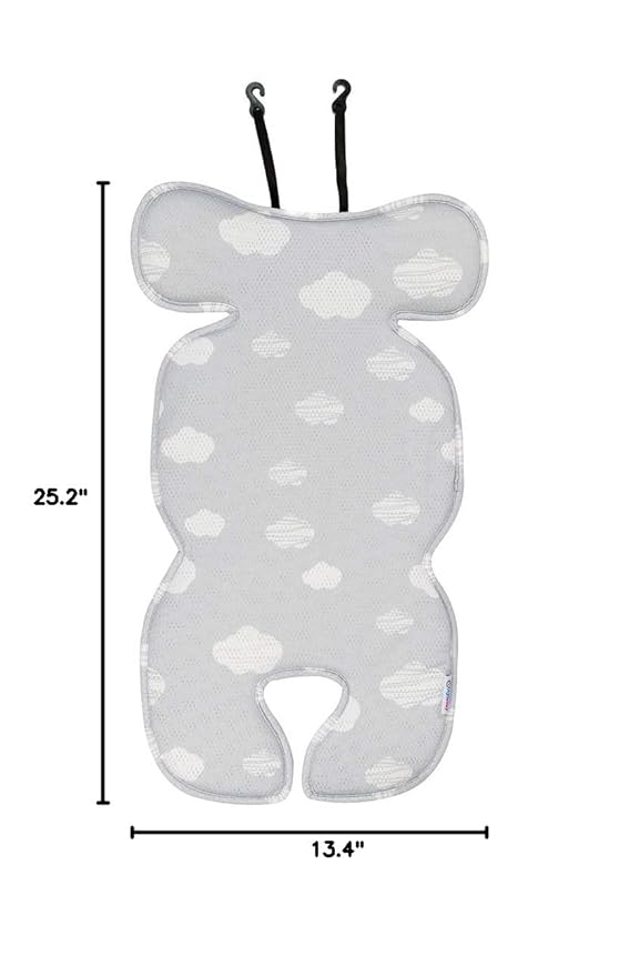 Stroller Liner Cool Seat Cover | Pad| Insert for Universal Car Seat & Stroller - (Toddler Cloud 3D Mesh Handmade)