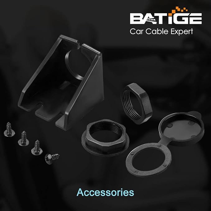 BATIGE 2 Ports Dual USB 3.0 Male to USB 3.0 Female AUX Flush Mount Car Mount Extension Cable for Car Truck Boat Motorcycle Dashboard Panel -6ft