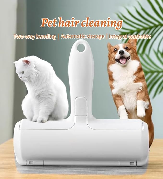Pet Hair Removal Tool for Furniture, Couch, Bedding, Clothing and Carpets Dog and Cat Hair Removal Roller, Reusable Roller, Fur Removal Tool for Pets, Cleaning Scraper Hair Removal Tool