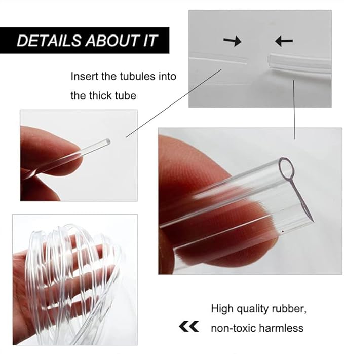 Jushope Fiber Optic for Interior Car Lights, 236 inches PMMA Light Guide Cable, Car Ambient Lighting Extension Fiber Optic with Skirt