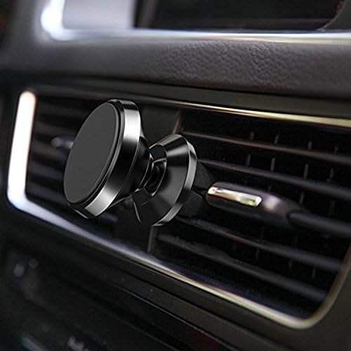eTECH Magnetic Phone Car Mount Holder, Magnetic Mount Universal Air Vent for iPhone X / 8 Plus / 7 / 6S / 5S, Galaxy S5 / S6 / S7 / S8 / S9, Google Pixel, LG, & Other Smartphones (2Pack Rose Red)