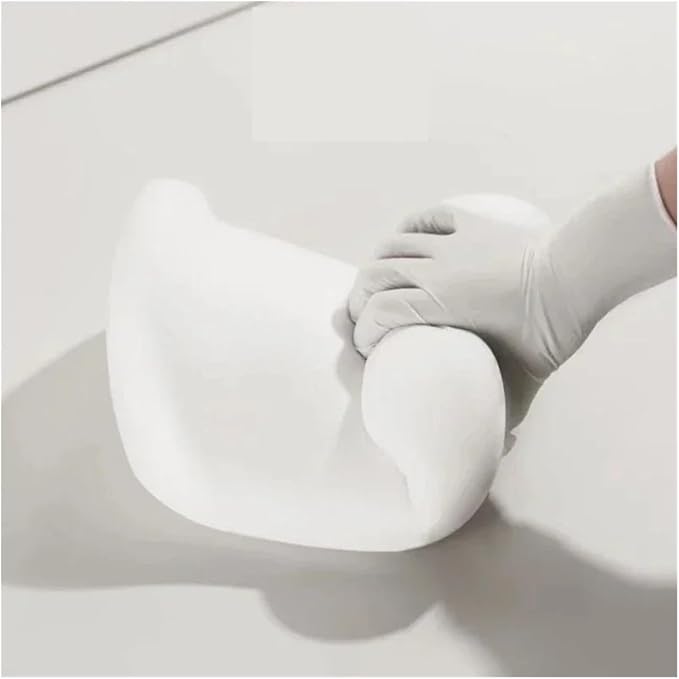 Car Neck Pillow and Lumbar Support Cushion - Memory Foam Backrest for Driver Seat Comfort(Dark Red)