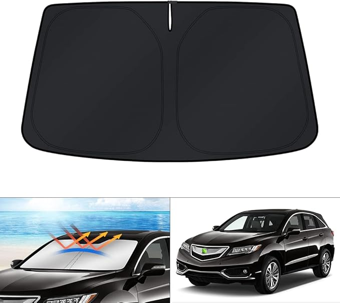 KUST Windshield Sun Shade for 2013-2018 Acura RDX Accessories Custom Fit Sunshade Foldable Sun Visor Protector Blocks UV Rays Keep Your Car Cooler