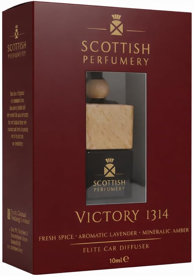 Victory 1314 |Fresh Spice.  Aromatic Lavender. Woody Amber| 10ml Executive Car Diffuser | A Strong, Long-Lasting Scent | Luxury Car Perfume | Gift