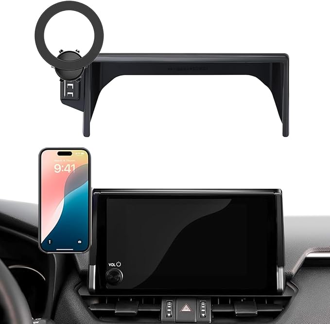 Car Phone Holder for Toyota RAV4 2025 2019-2024 7/8-Inch Screen, Cell Phone Mount Compatible with MagSafe