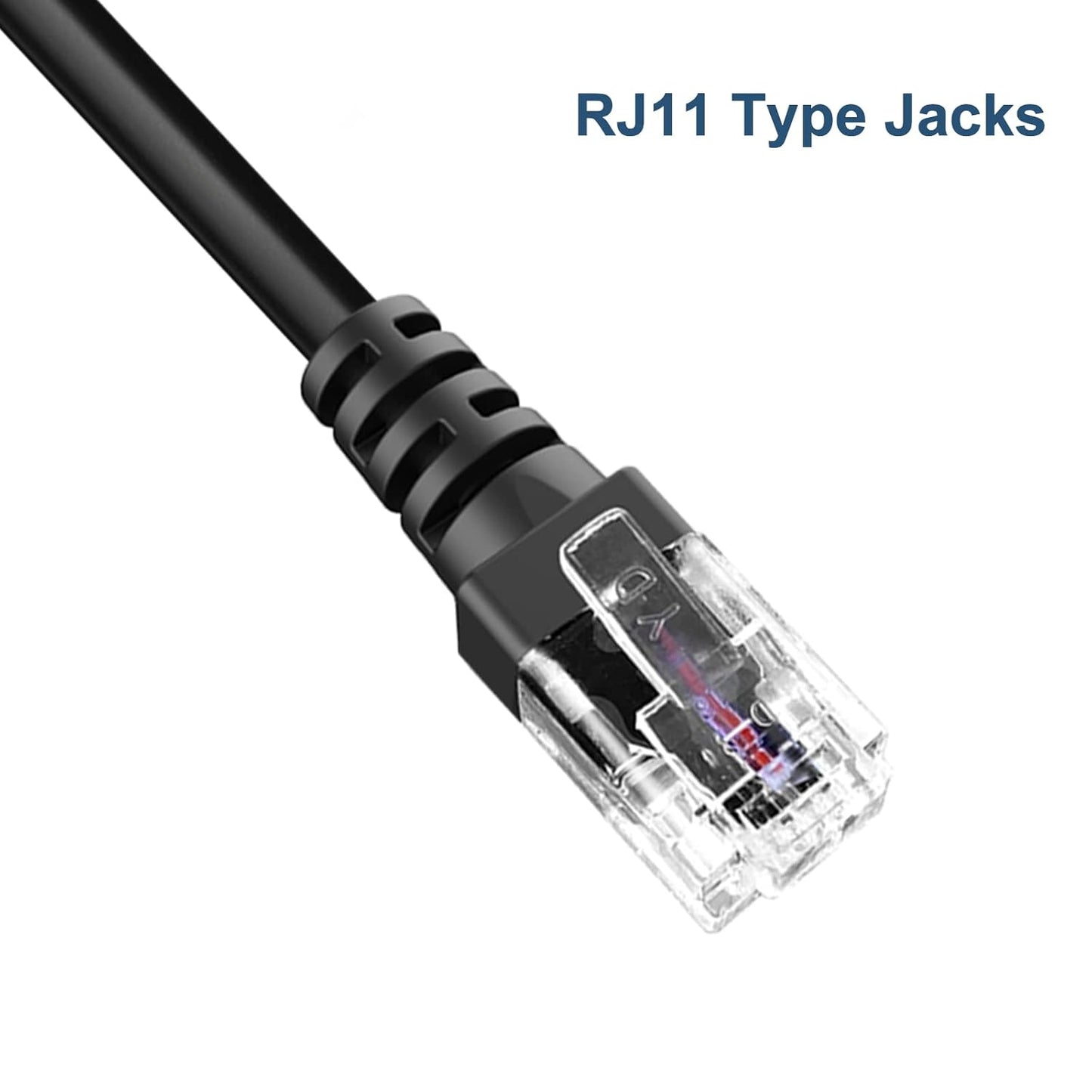 Radar Detector Cable, with USB to RJ11 Plug,for Escort Valentine One Uniden Beltronics Cobra Radar Detector,Replacement Power Cable for Radar Detectors(RJ11-3.3ft)