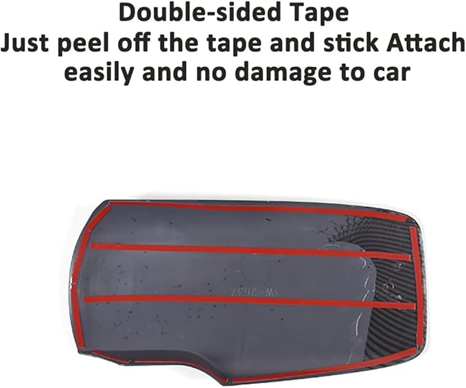 Car Center Console Pad for Chevrolet Corvette C6 2005-2013 Car Armrest Cover Leather Cushion Waterproof Auto Armrest Seat Box Protector Accessories (Leather) (ABS-Carbon Fiber)