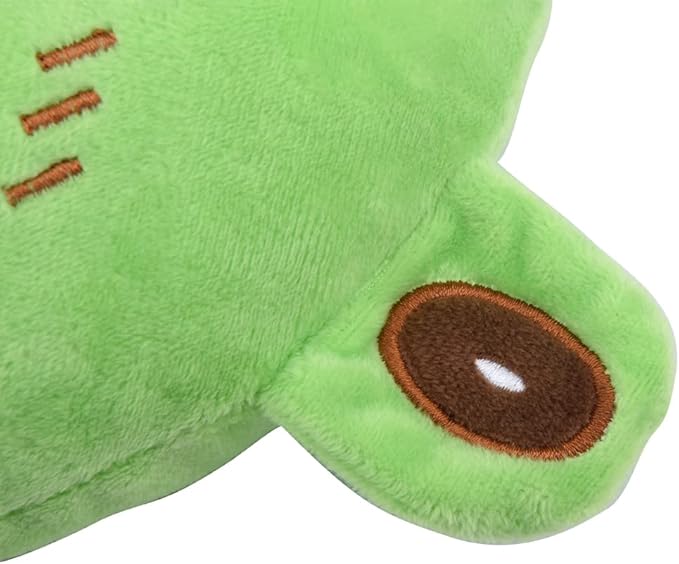 Travel Pillow for Kids, Cute Animal Neck Pillow Support U Shaped Cushion Plush Soft Rest Reading Pillows Sleeping Pillows for Airplane Train Car (Color:Frog)