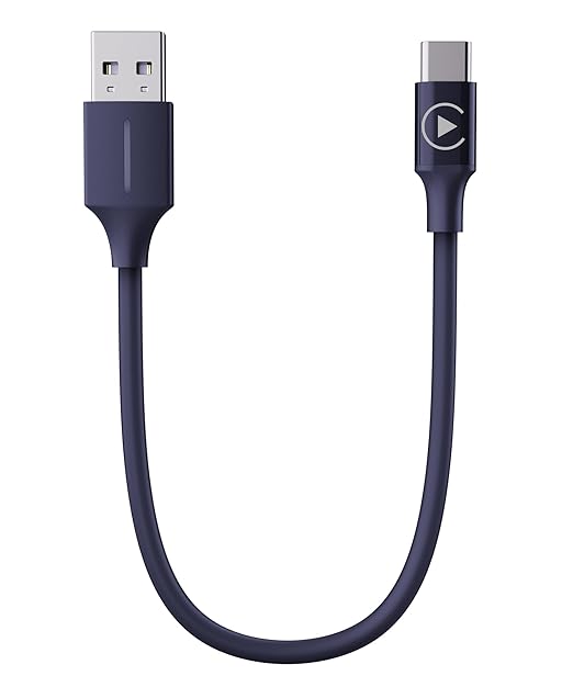 USB-A to USB-C CarPlay Bypass for Motorcycle Support Charging, CarPlay Bluetooth Headset Bypass Adapter, Enable Mirroring on Harley/Indian/Goldwing Without Headset, 1.64Ft/Black