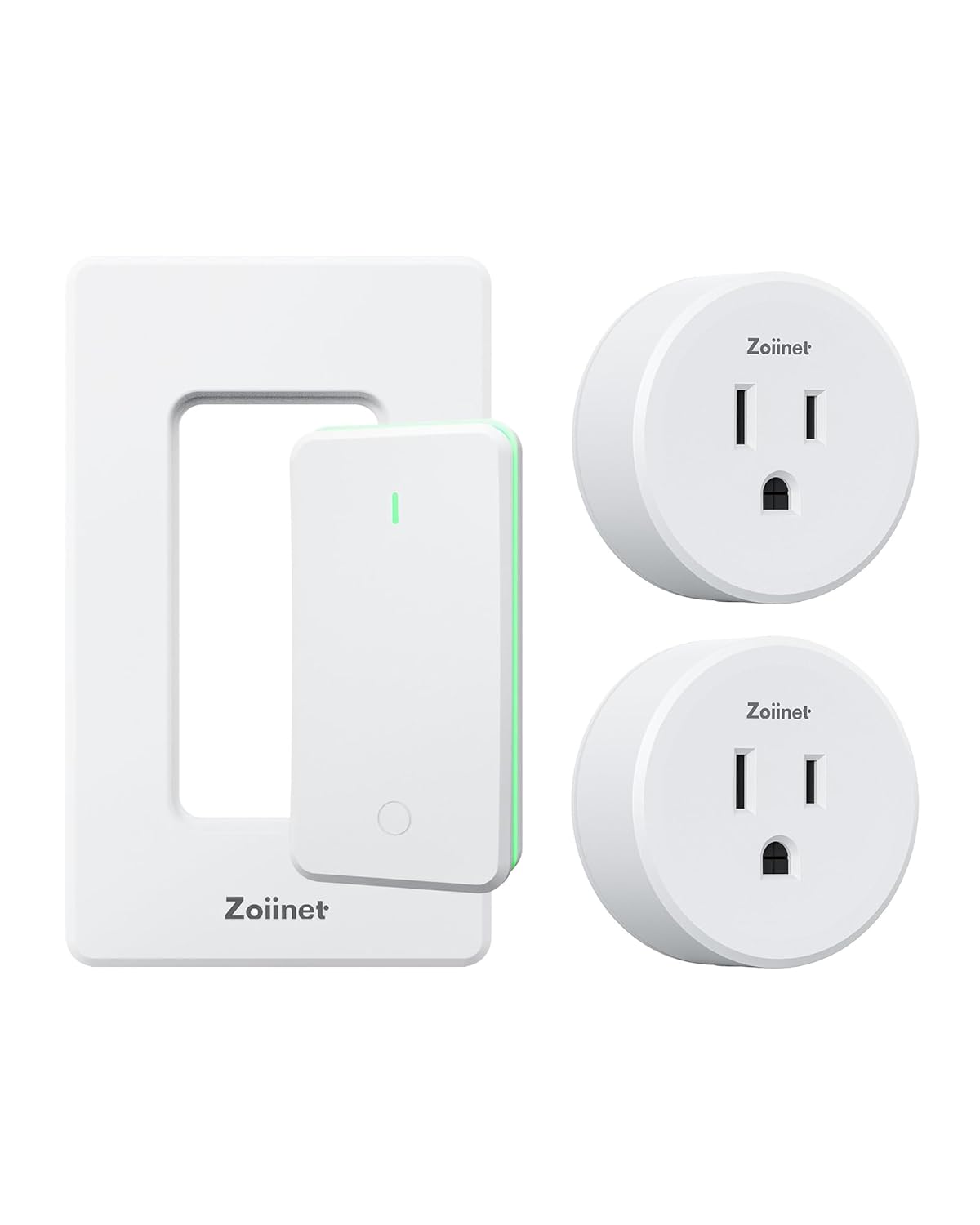 Remote Control Outlet Plug Switch, Buckle Design & Removable Wireless Light Switch, No Wiring Needed, 300 ft, 15A/1500W, Programmable, for Household Appliances(2 Pack)